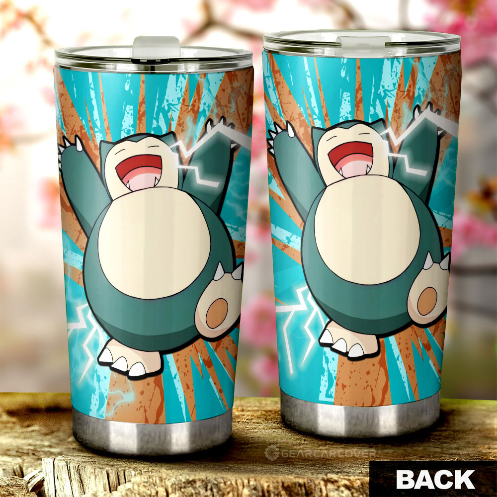 Snorlax Tumbler Cup Custom Car Interior Accessories - Gearcarcover - 3