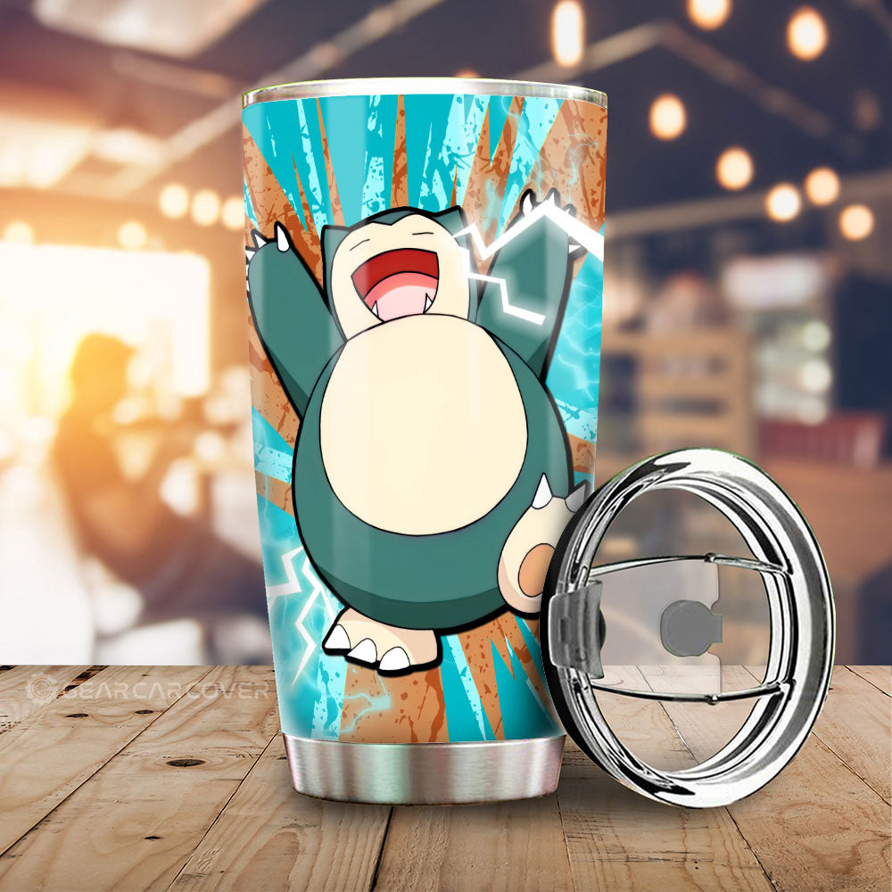 Snorlax Tumbler Cup Custom Car Interior Accessories - Gearcarcover - 1