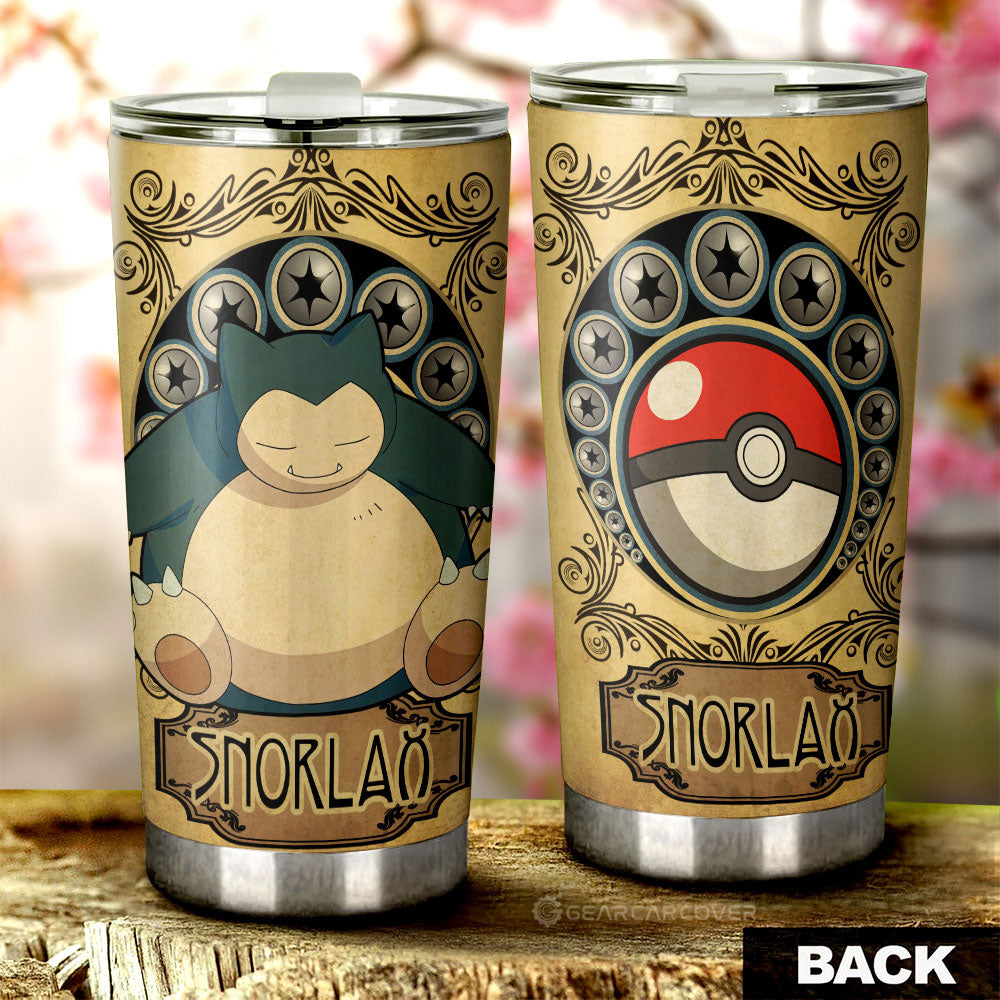 Snorlax Tumbler Cup Custom Car Interior Accessories - Gearcarcover - 2