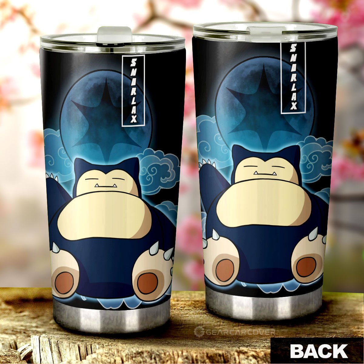 Snorlax Tumbler Cup Custom - Gearcarcover - 3