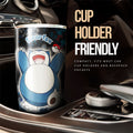 Snorlax Tumbler Cup Custom Tie Dye Style Anime Car Accessories - Gearcarcover - 2