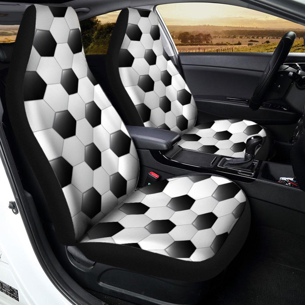 Soccer Pattern Car Seat Covers Set Of 2 - Gearcarcover - 2