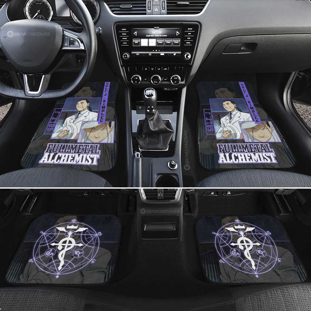 Solf J. Kimblee Car Floor Mats Custom Fullmetal Alchemist Anime - Gearcarcover - 1