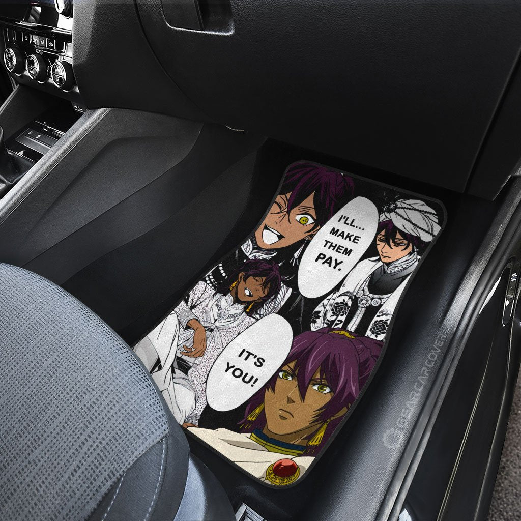 Soma Asman Kadar Car Floor Mats Custom Black Butler Car Accessories - Gearcarcover - 4