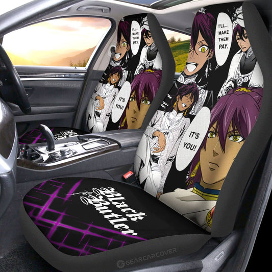 Soma Asman Kadar Car Seat Covers Custom Black Butler Car Accessories - Gearcarcover - 2