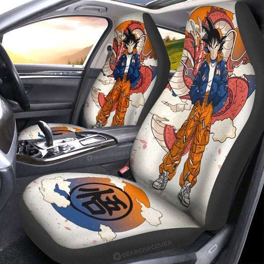 Son Goku Car Seat Covers Anime Collection - Gearcarcover - 1