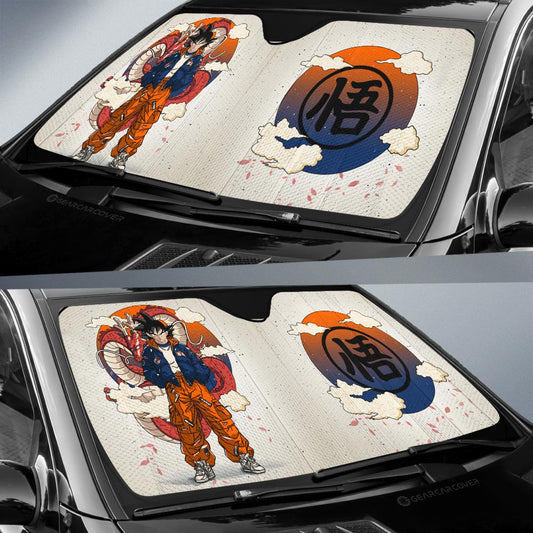 Son Goku Car Sunshade Anime Collection - Gearcarcover - 2