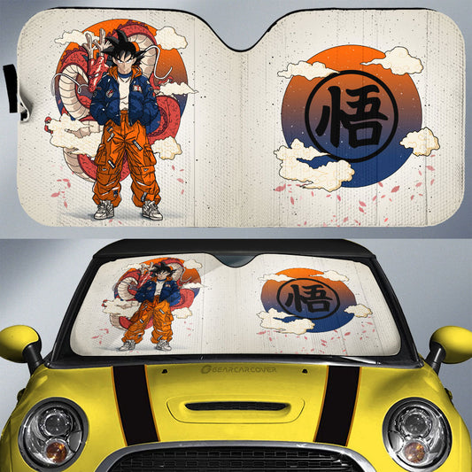 Son Goku Car Sunshade Anime Collection - Gearcarcover - 1