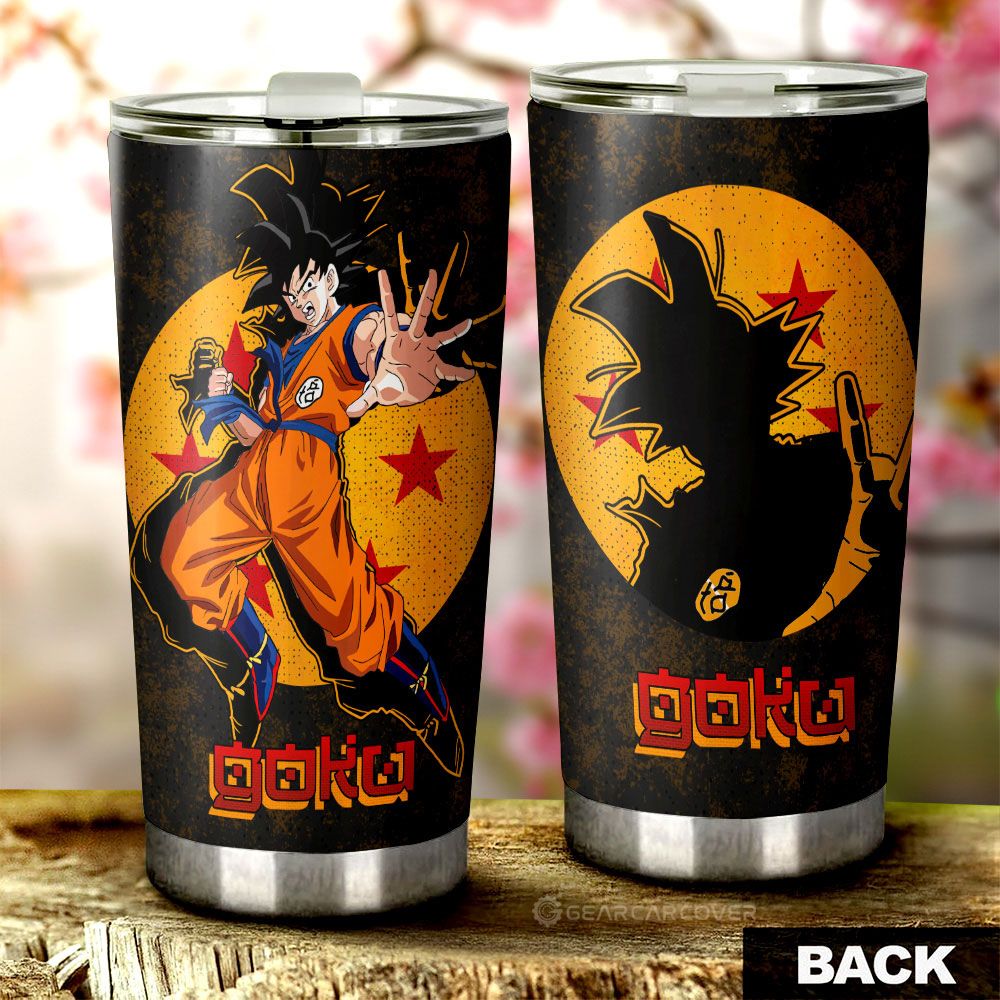 Son Goku Tumbler Cup Custom Car Accessories - Gearcarcover - 3