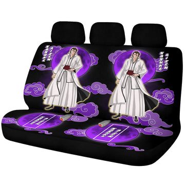 Sosuke Aizen Car Back Seat Covers Custom Bleach Car Accessories - Gearcarcover - 1