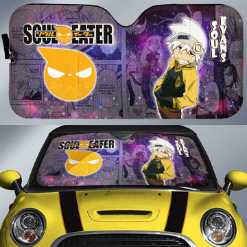 Soul Evans Car Sunshade Custom Manga Galaxy Style - Gearcarcover - 1