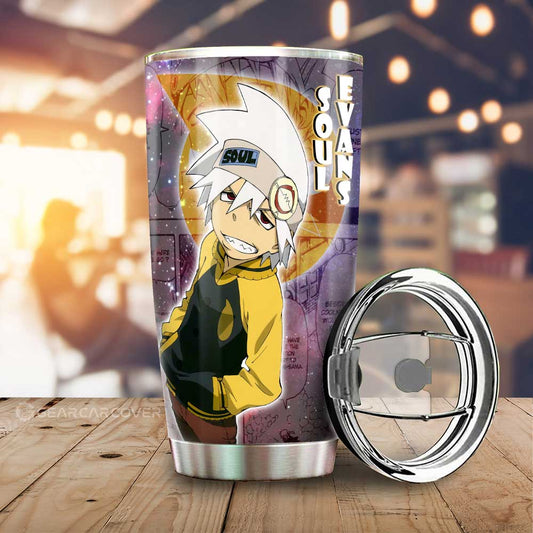 Soul Evans Tumbler Cup Custom Manga Galaxy Style - Gearcarcover - 1