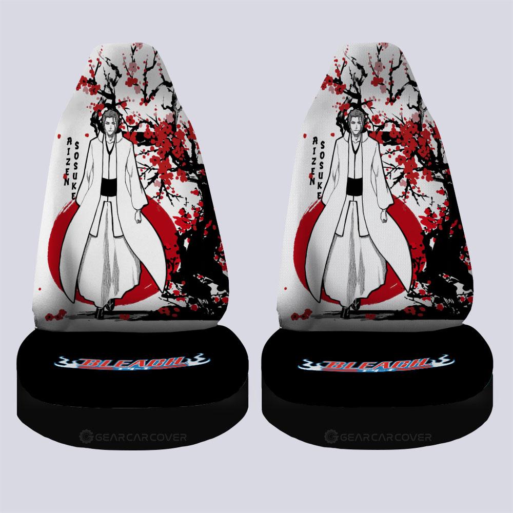 Sousuke Aizen Car Seat Covers Custom Japan Style Bleach Car Interior Accessories - Gearcarcover - 4