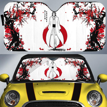 Sousuke Aizen Car Sunshade Custom Janpan Style Bleach Car Accessories - Gearcarcover - 1