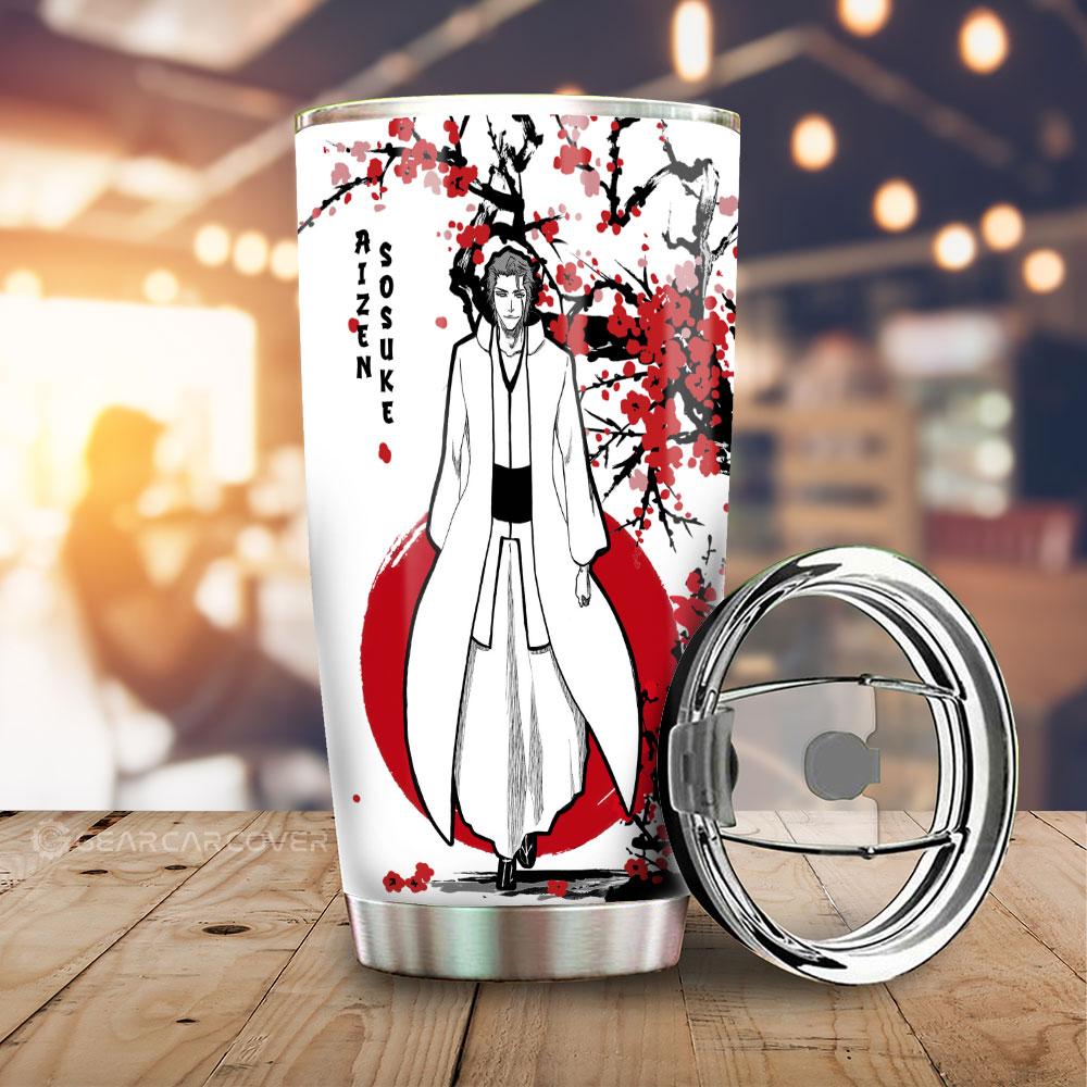 Sousuke Aizen Tumbler Cup Custom Japan Style Bleach Car Interior Accessories - Gearcarcover - 1