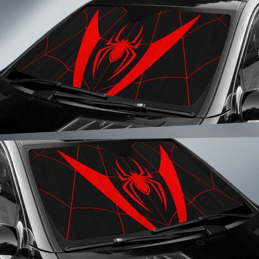 Spider Symbol Car Sunshade Custom Car Accessories - Gearcarcover - 2