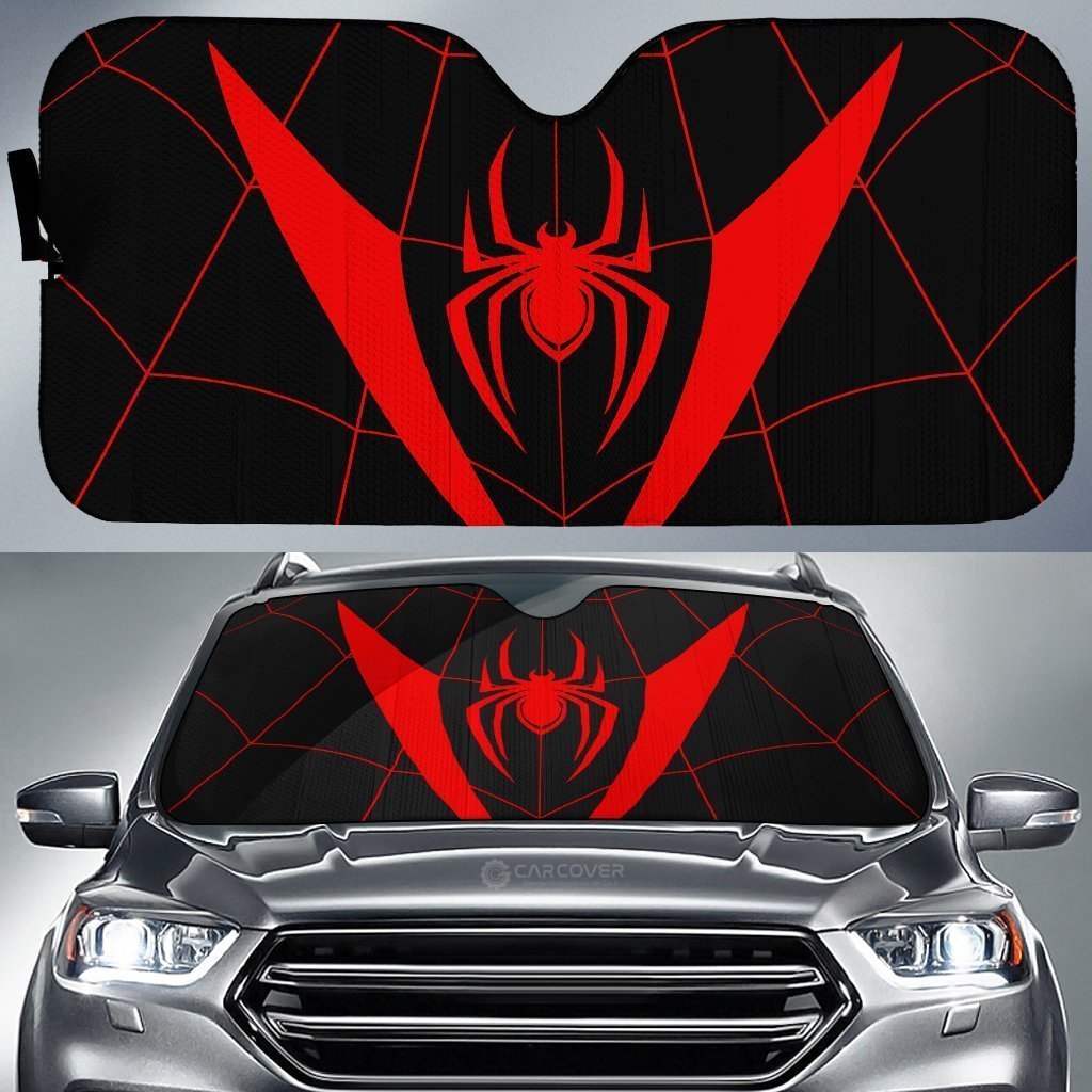 Spider Symbol Car Sunshade Custom Car Accessories - Gearcarcover - 1