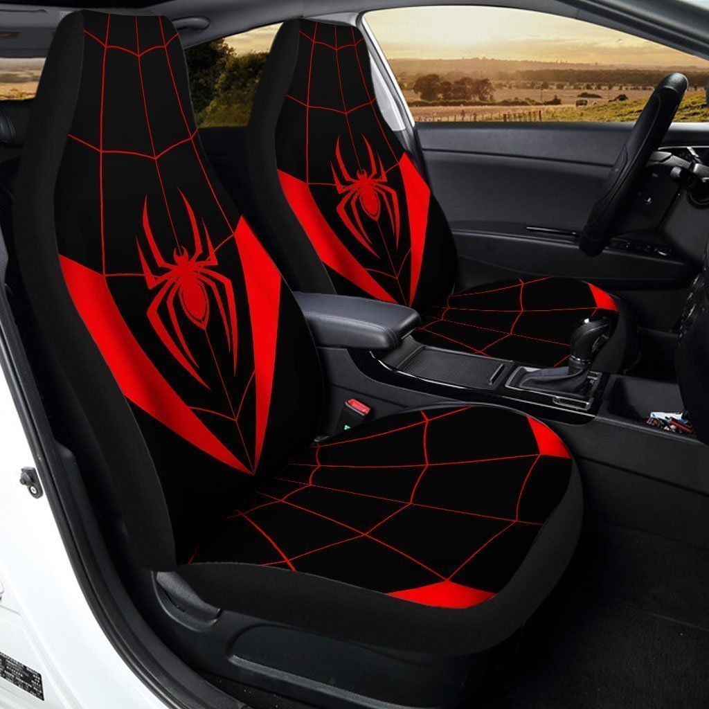 SpiderMan Car Seat Covers Custom Symbol Car Accessories - Gearcarcover - 1