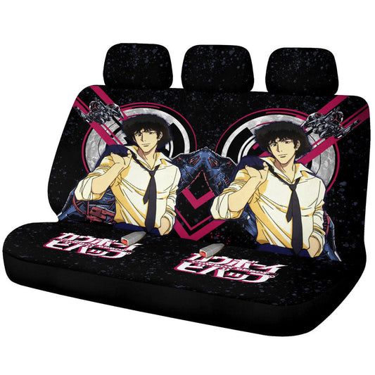 Spike Spiegel Car Back Seat Cover Custom - Gearcarcover - 1