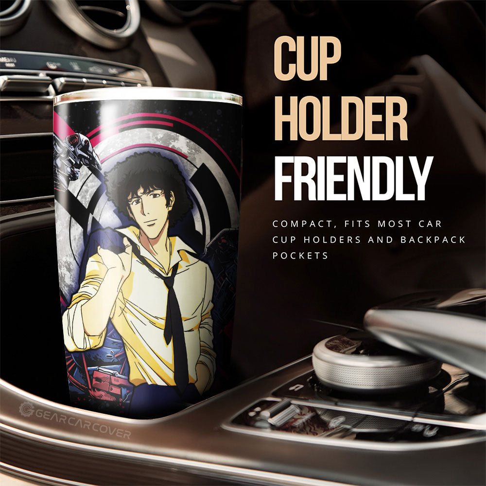 Spike Spiegel Tumbler Cup Custom - Gearcarcover - 2