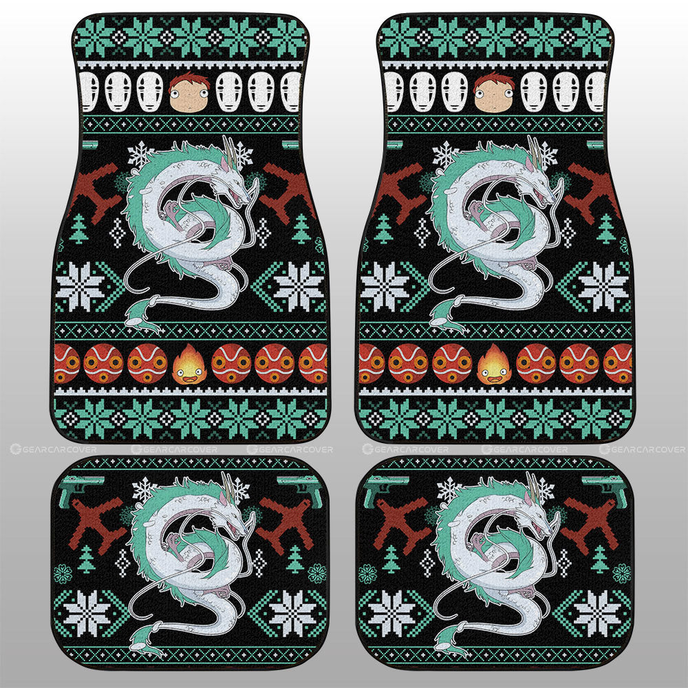 Spirited Away Haku Car Floor Mats Xmas Custom Car Accessories - Gearcarcover - 1