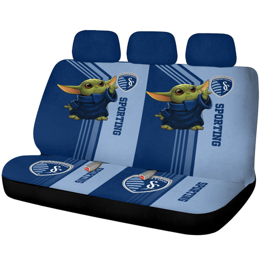 Sporting Kansas City Car Back Seat Covers Custom Car Accessories - Gearcarcover - 1