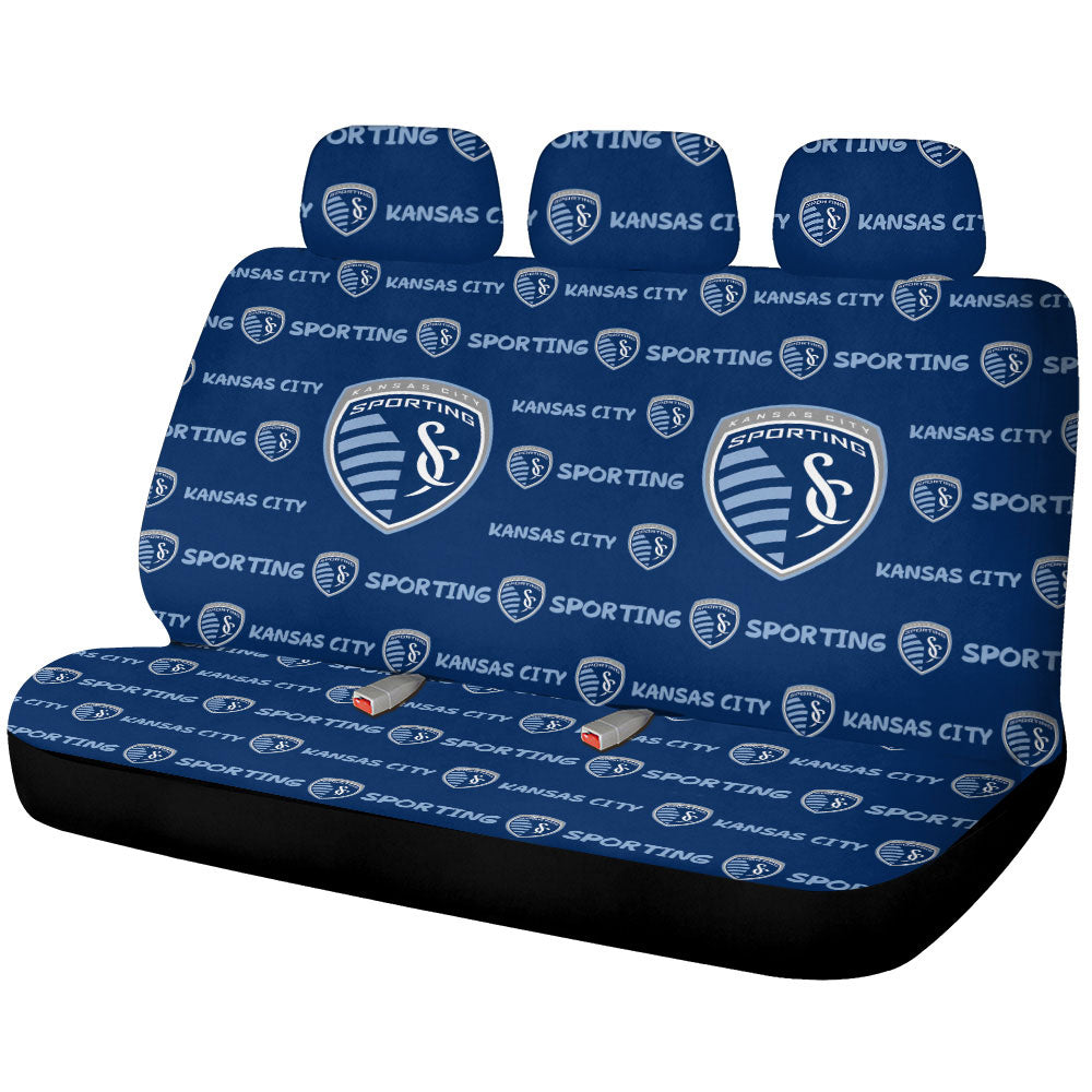 Sporting Kansas City Car Back Seat Covers Sporty Team Collection - Gearcarcover - 1