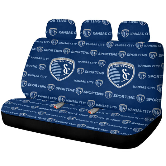 Sporting Kansas City Car Back Seat Covers Sporty Team Collection - Gearcarcover - 1