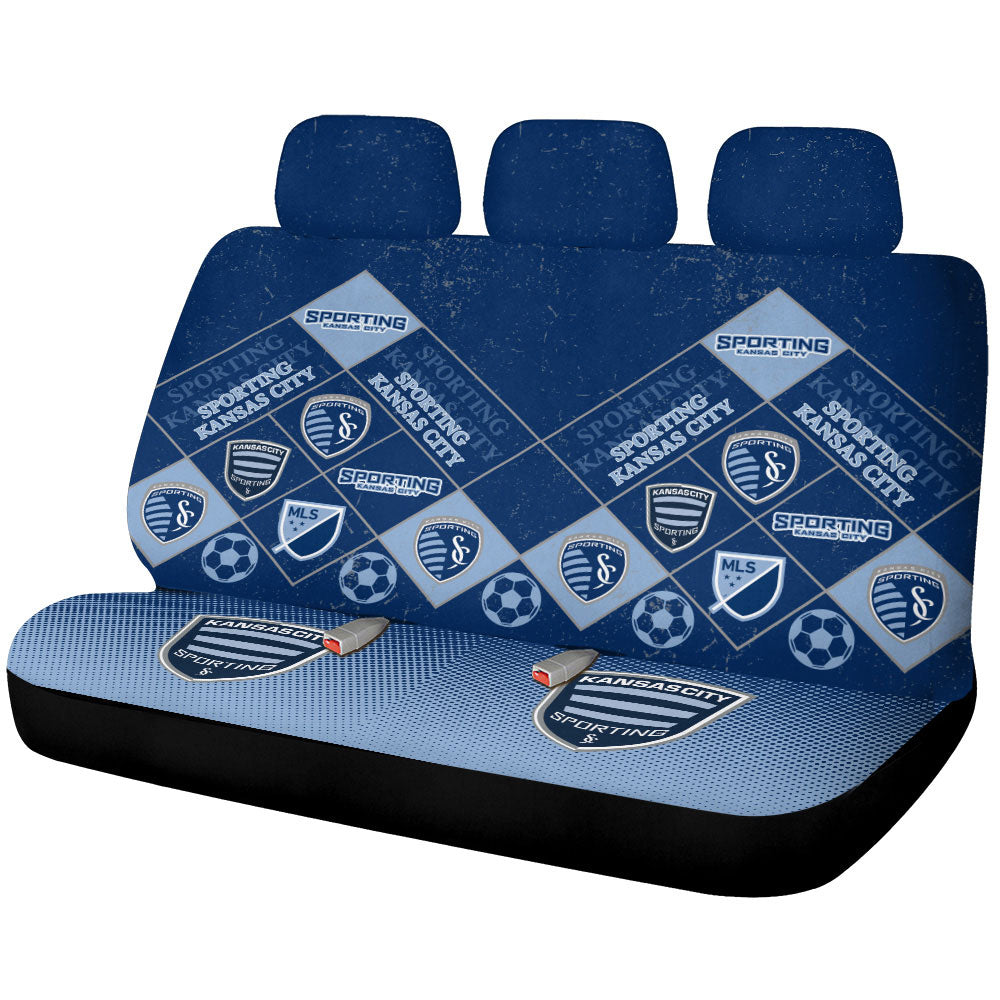 Sporting Kansas City Car Back Seat Covers Sporty Team Collection - Gearcarcover - 1