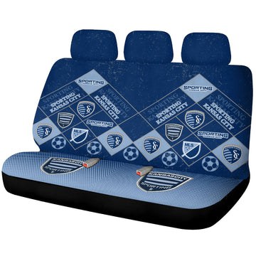 Sporting Kansas City Car Back Seat Covers Sporty Team Collection - Gearcarcover - 1