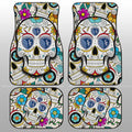 Sporting Kansas City Car Floor Mats Custom Sugar Skull Car Accessories - Gearcarcover - 1