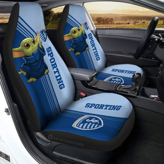 Sporting Kansas City Car Seat Covers Baby Yoda Car Accessories - Gearcarcover - 2