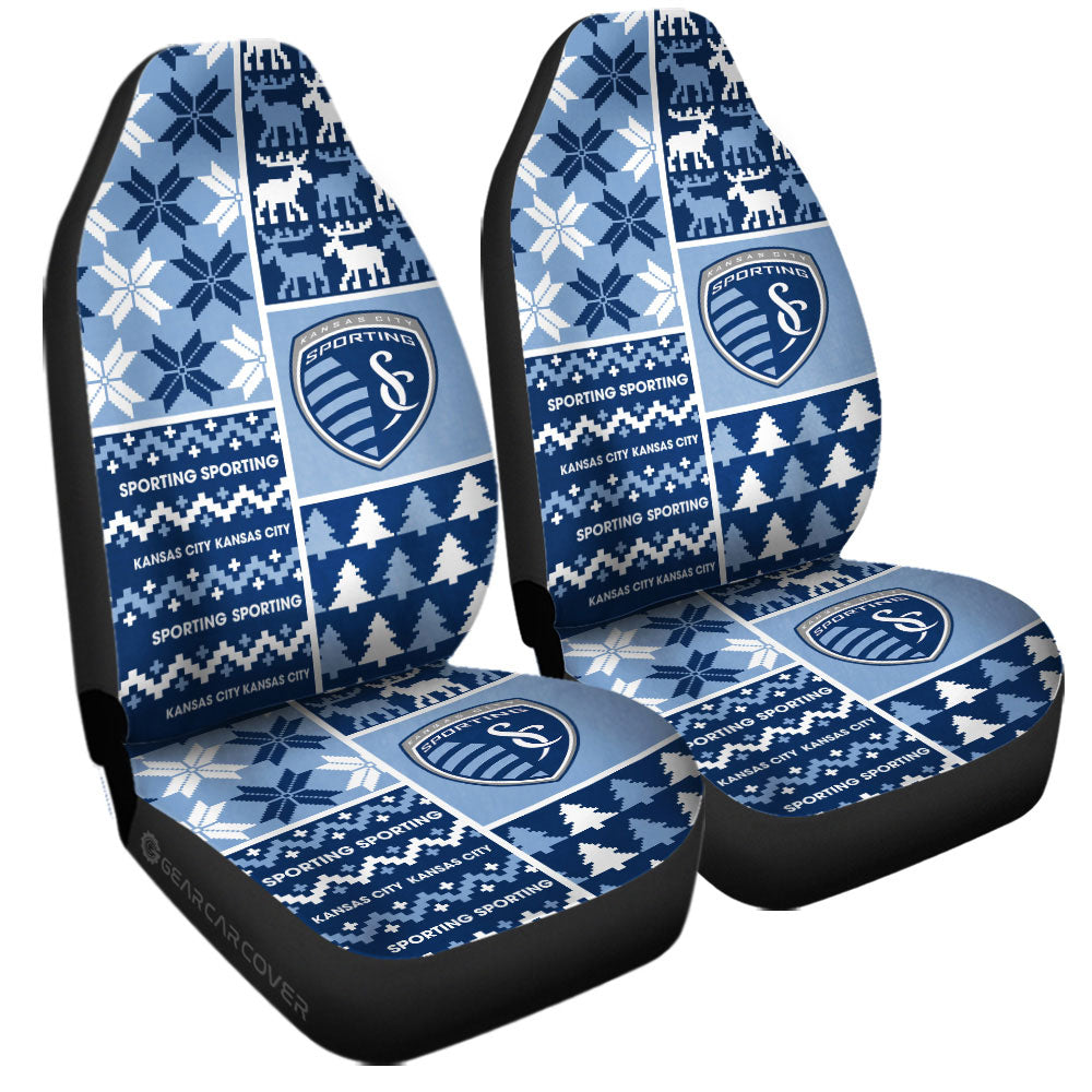 Sporting Kansas City Car Seat Covers Custom Ugly Style Car Accessories - Gearcarcover - 3
