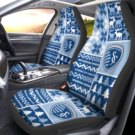 Sporting Kansas City Car Seat Covers Custom Ugly Style Car Accessories - Gearcarcover - 1
