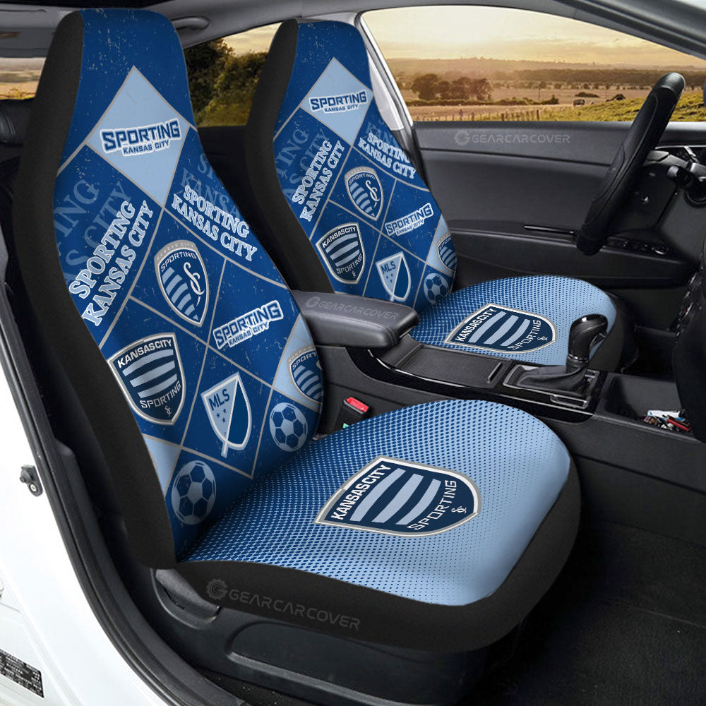 Sporting Kansas City Car Seat Covers Sporty Team Collection - Gearcarcover - 2