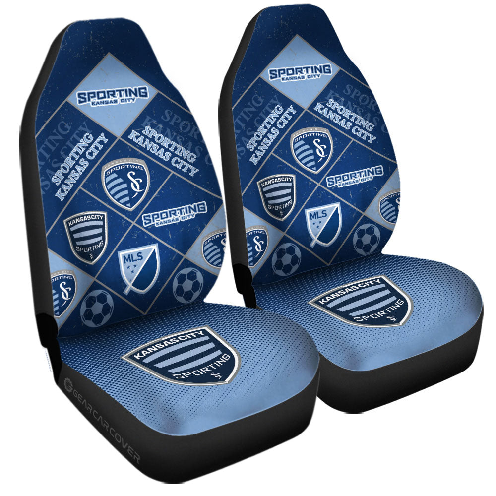 Sporting Kansas City Car Seat Covers Sporty Team Collection - Gearcarcover - 3
