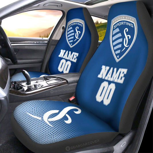 Sporting Kansas City Car Seat Covers Sporty Team Collection - Gearcarcover - 1
