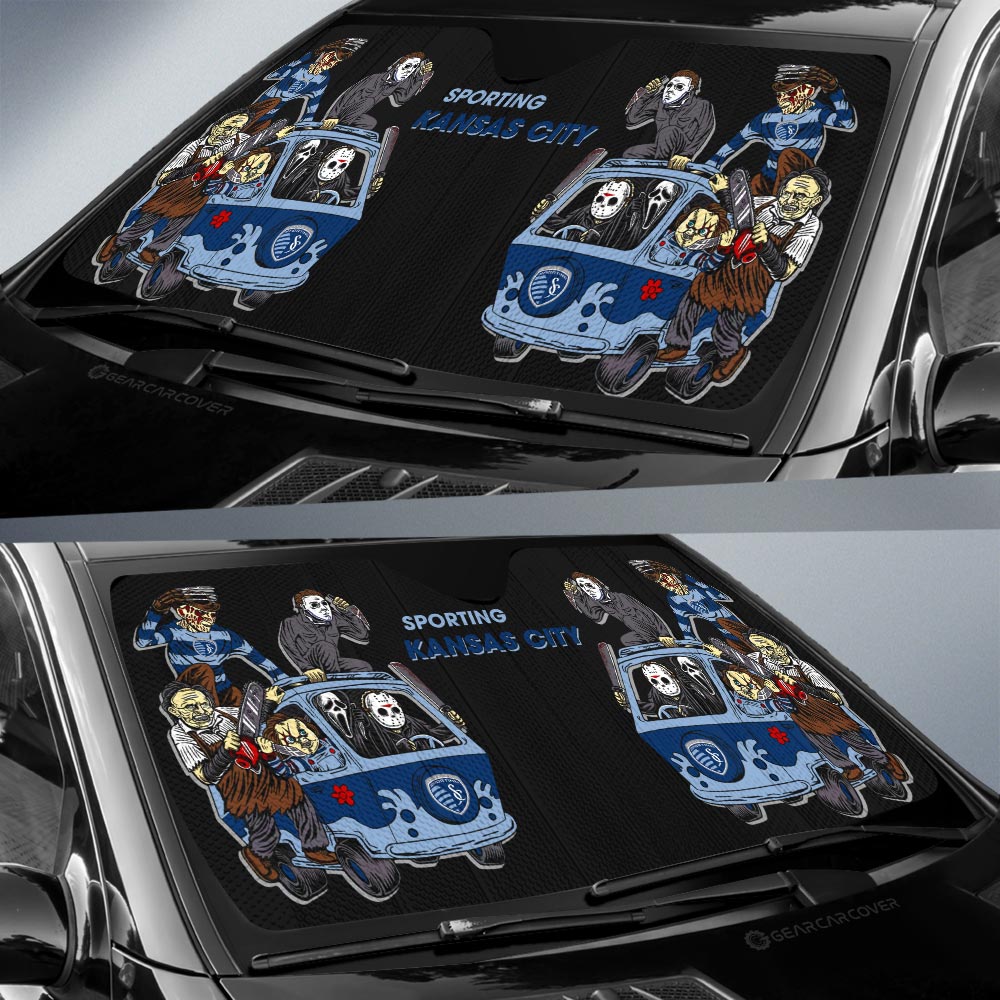 Sporting Kansas City Car Sunshade Custom Car Accessories - Gearcarcover - 2