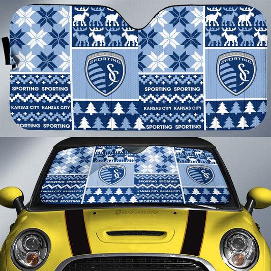 Sporting Kansas City Car Sunshade Custom Ugly Style Car Accessories - Gearcarcover - 1