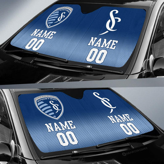 Sporting Kansas City Car Sunshade Sporty Team Collection - Gearcarcover - 2