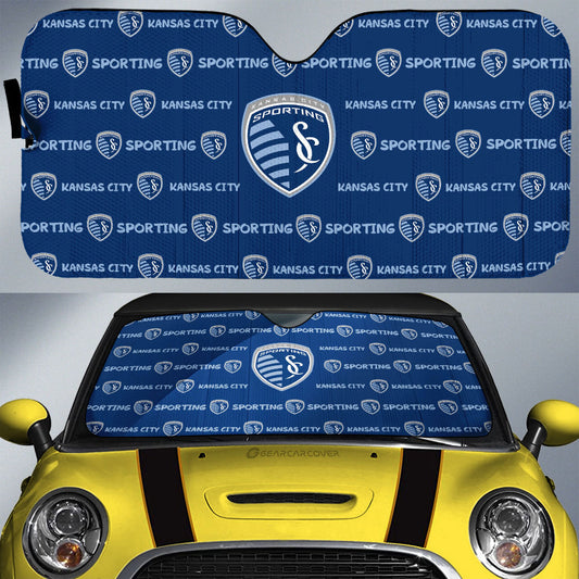 Sporting Kansas City Car Sunshade Sporty Team Collection - Gearcarcover - 1