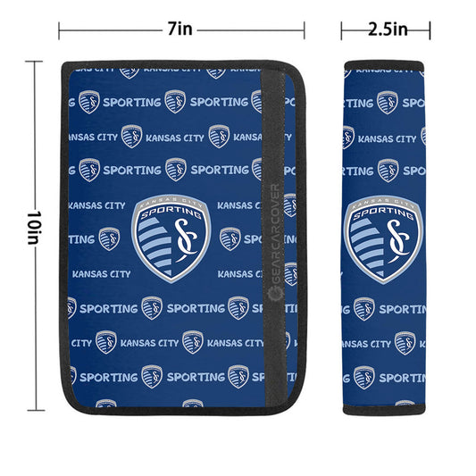 Sporting Kansas City Seat Belt Covers Sporty Team Collection - Gearcarcover - 1