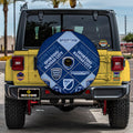 Sporting Kansas City Spare Tire Covers Camera Hole Sporty Team Collection - Gearcarcover - 2