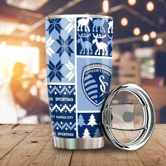 Sporting Kansas City Tumbler Cup Custom Ugly Style Car Accessories - Gearcarcover - 1