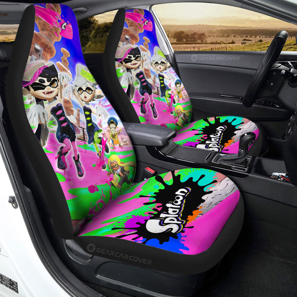 Squid Sisters Splatoon Car Seat Covers Custom Car Accessories - Gearcarcover - 2