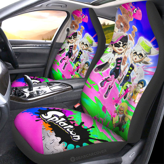 Squid Sisters Splatoon Car Seat Covers Custom Car Accessories - Gearcarcover - 1