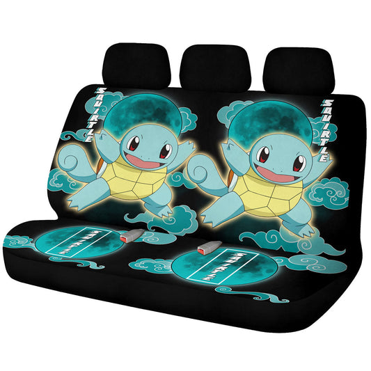 Squirtle Car Back Seat Covers Custom Anime Car Accessories - Gearcarcover - 1