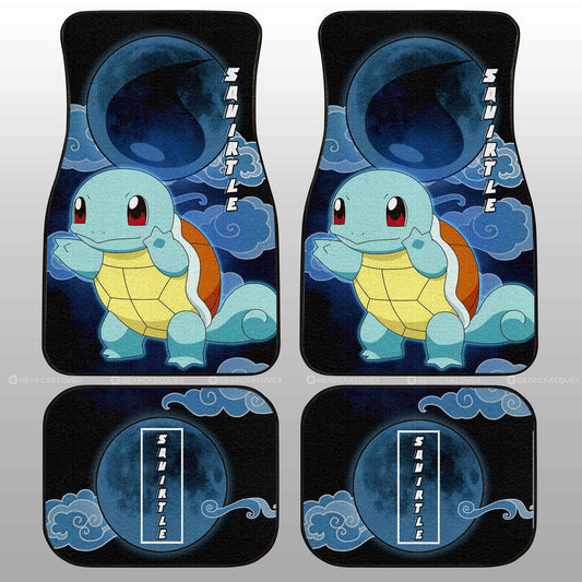 Squirtle Car Floor Mats Custom Anime Car Accessories For Anime Fans - Gearcarcover - 2