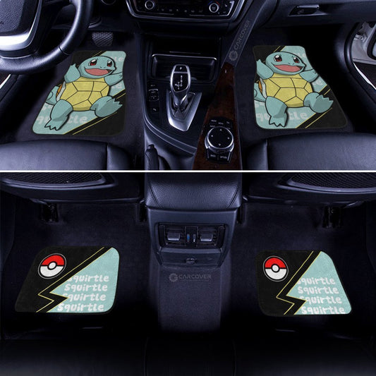 Squirtle Car Floor Mats Custom Anime Car Interior Accessories - Gearcarcover - 2