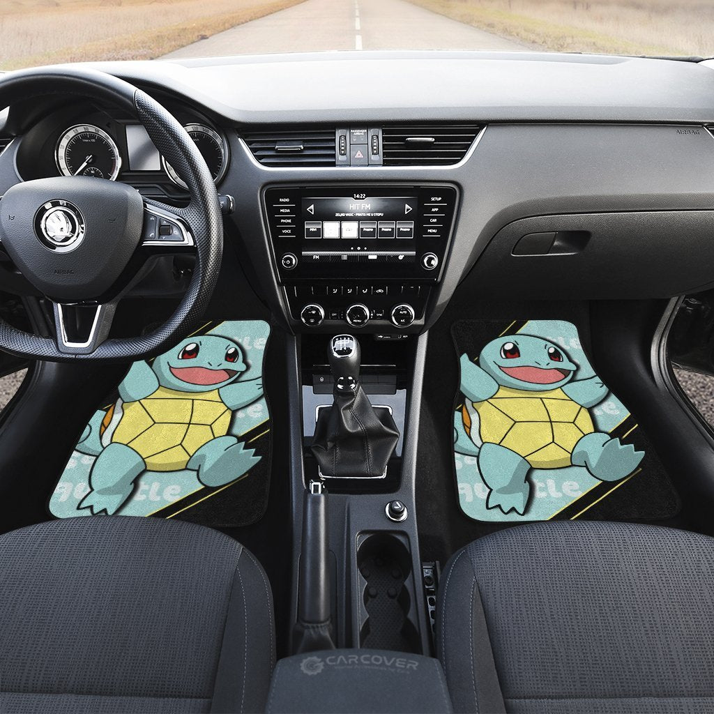 Squirtle Car Floor Mats Custom Anime Car Interior Accessories - Gearcarcover - 3
